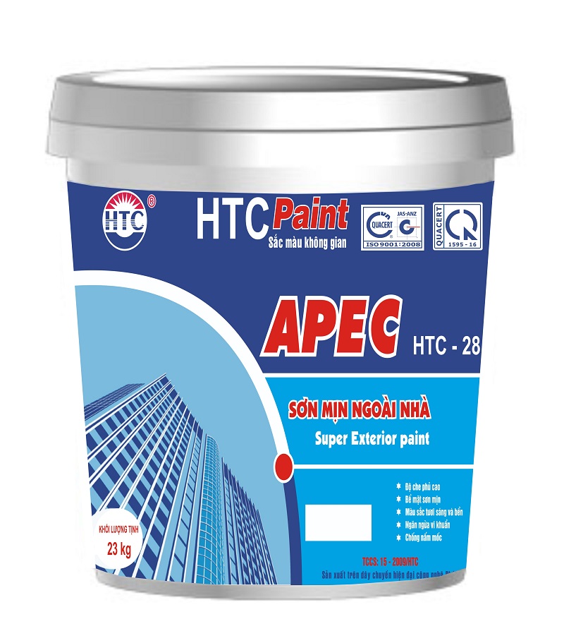 Sơn mịn ngoài nhà HTC 28