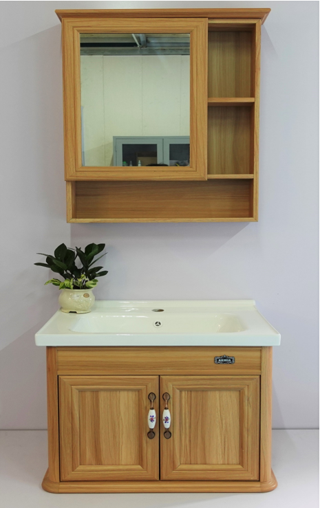 Tủ chậu Lavabo Akhoa vàng lê