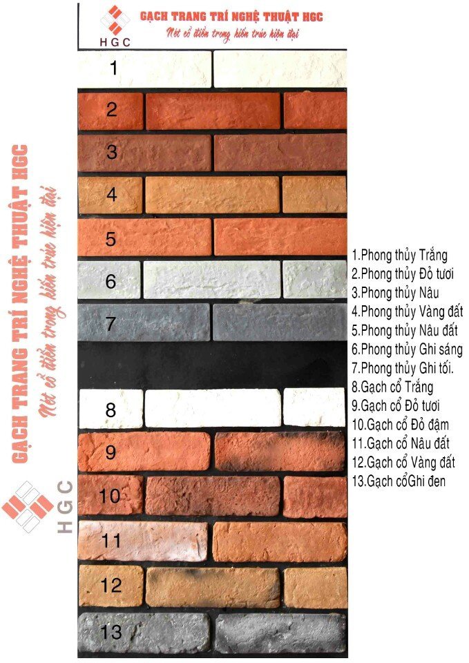 GẠCH GIẢ CỔ PHONG THỦY