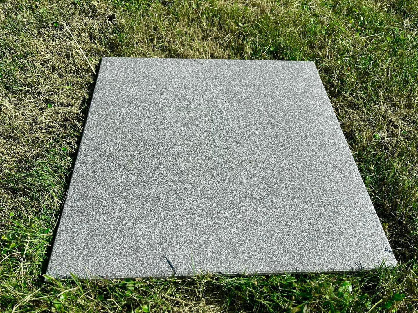 Gạch lát 40x40cm màu ghi chấm đậm