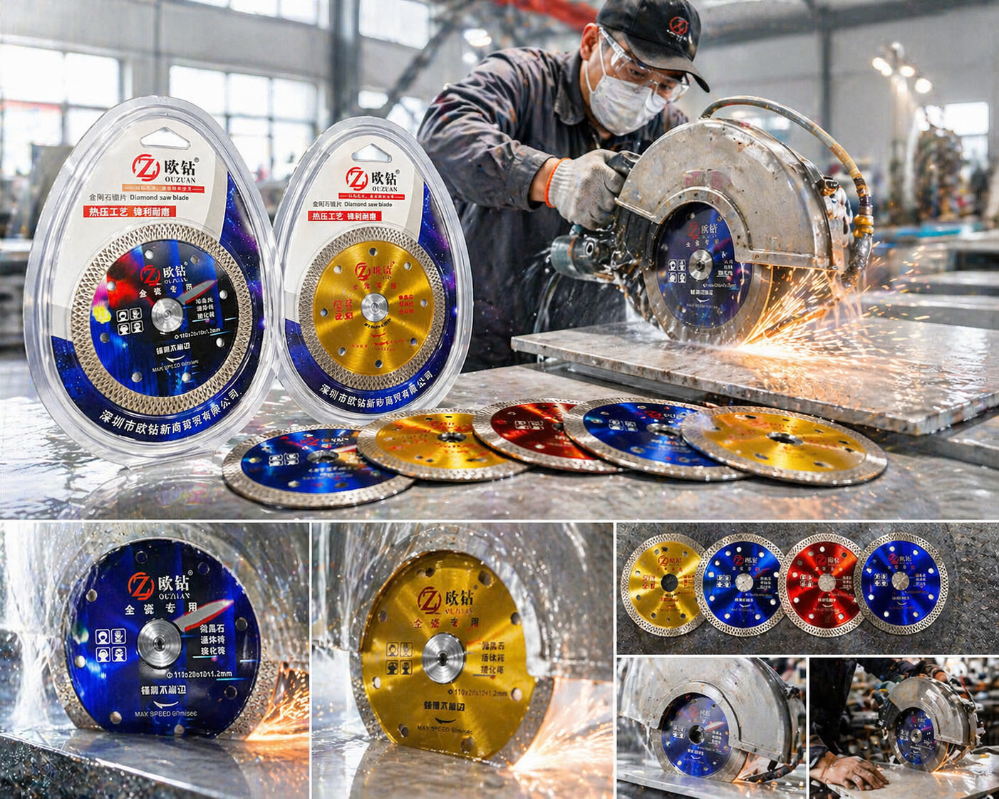 Lưỡi Cắt Gạch 1 Tấc Ouzuan