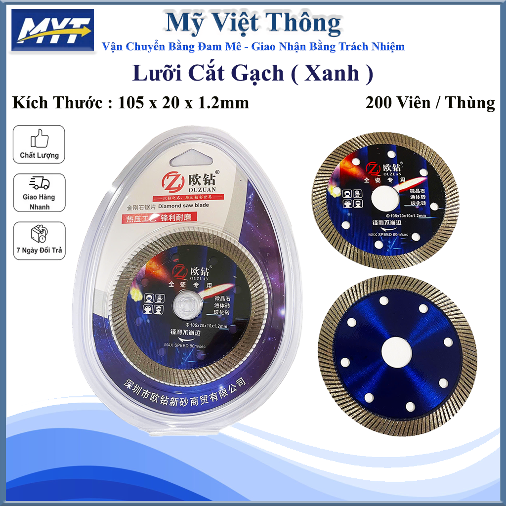 Lưỡi Cắt Gạch 1 Tấc (100mm)
