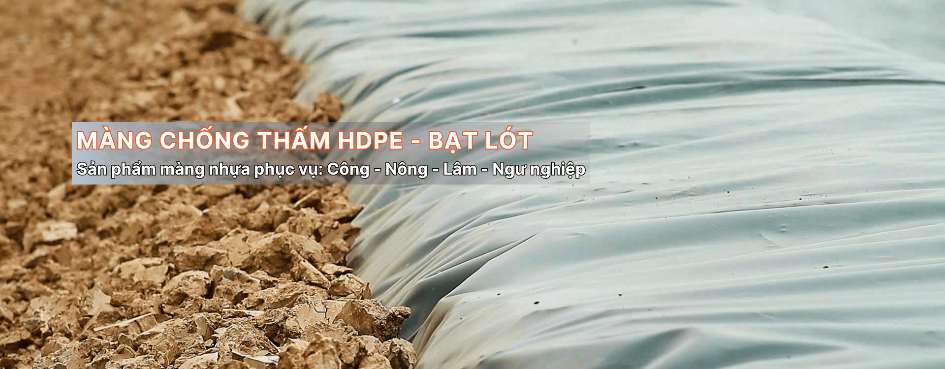 Màng chống thấm hdpe Khánh Phong