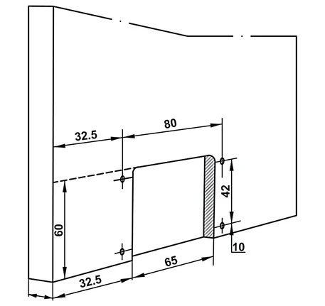 Bộ phụ kiện Hafele không bao gồm ray - SLIDO CLASSIC 50 IF