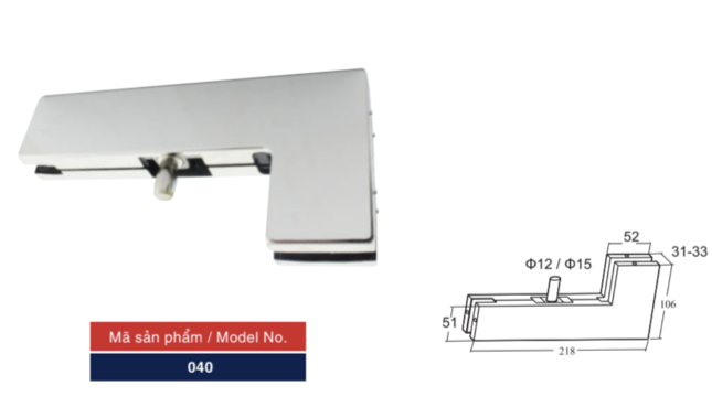 Kẹp kính NEO 040