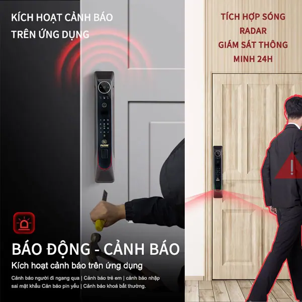 Khóa nhận diện khuôn mặt PASINI