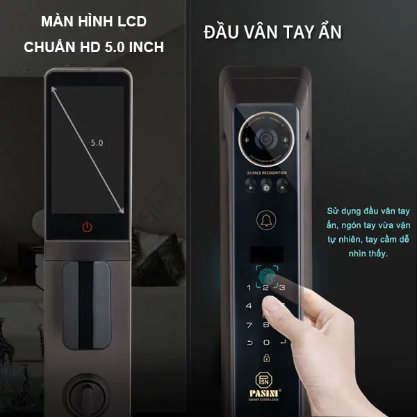 Khóa nhận diện khuôn mặt PASINI