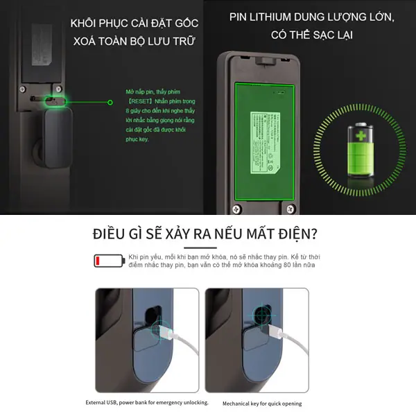 Khóa nhận diện khuôn mặt PASINI