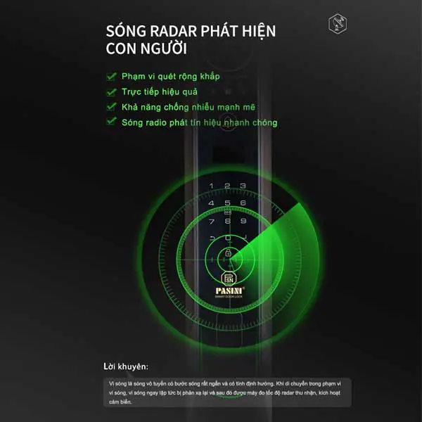 Khóa nhận diện khuôn mặt PASINI