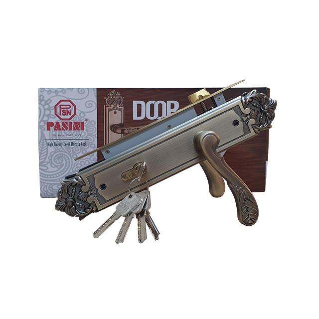 Khóa tay gạt cổ điển Rêu cửa chính 71k730 BAB