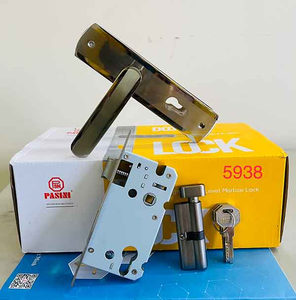 Khóa tay gạt hợp kim cửa phòng 5938