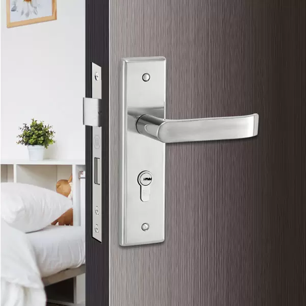 Khóa tay gạt inox dày 1.5mm cửa phòng 200mm M83
