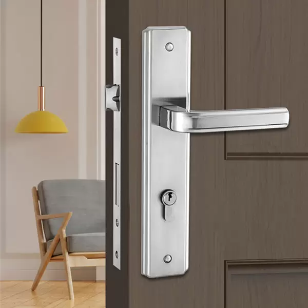 Khóa tay gạt inox dày 2mm cửa đi 260mm PI-9739