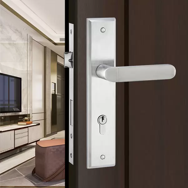 Khóa tay gạt inox dày 2mm cửa đi 260mm PI-97737