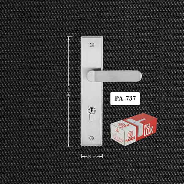 Khóa tay gạt inox dày 1.5mm cửa đi 260mm PA-737