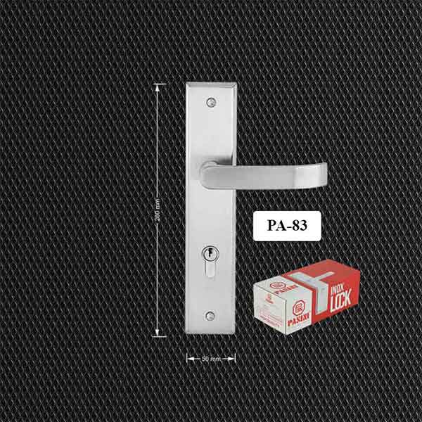 Khóa tay gạt inox dày 1.5mm cửa đi 260mm PA-83