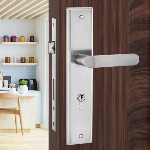 Khóa tay gạt inox dày 2mm cửa đi 300mm PI-95737