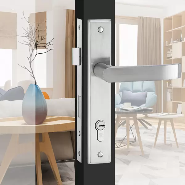 Khóa tay gạt inox dày 1.5mm cửa nhôm N 9783-2