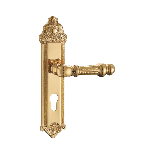 Khóa tay gạt đồng thau 8802