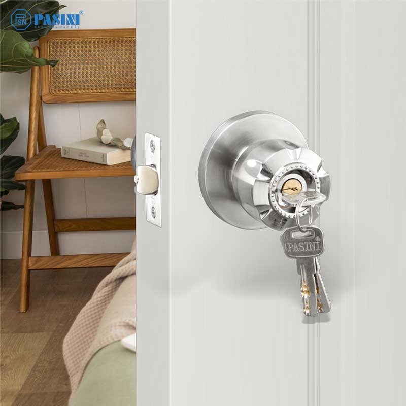 Khóa tay nắm tròn 5890-SN (trắng)