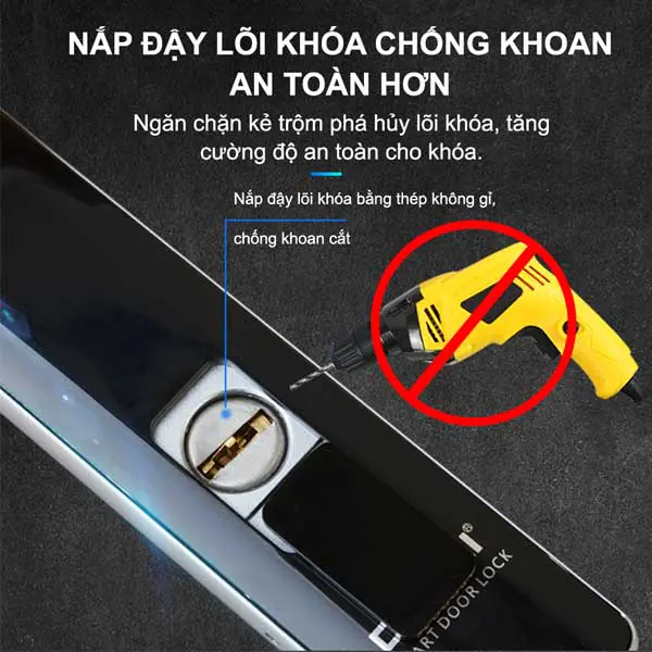 Khóa vân tay cửa nhôm PASINI