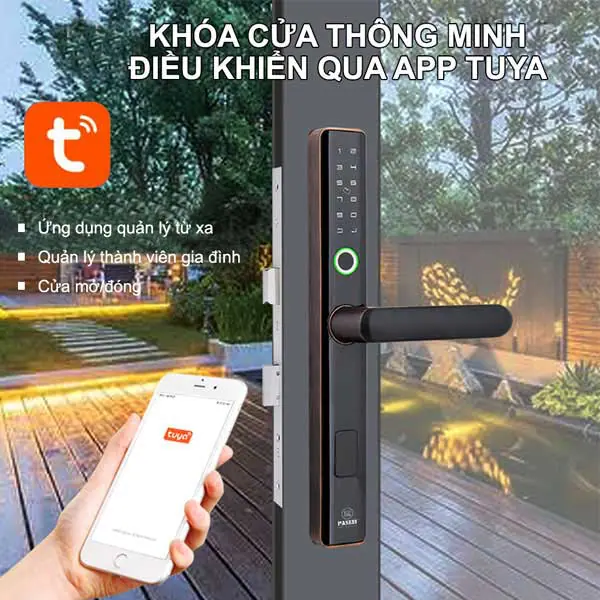Khóa vân tay cửa nhôm PASINI