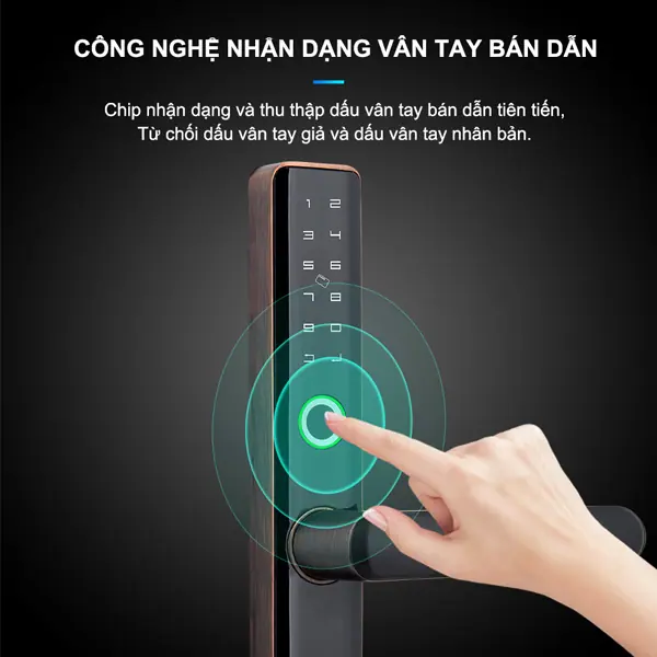 Khóa vân tay cửa nhôm PASINI