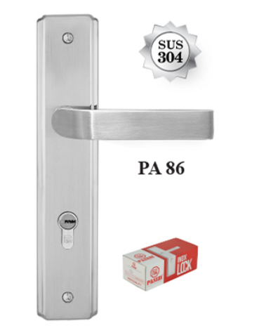 Khóa Tay Gạt Inox 304 dày 1.5mm PA