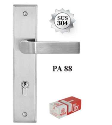 Khóa Tay Gạt Inox 304 dày 1.5mm PA
