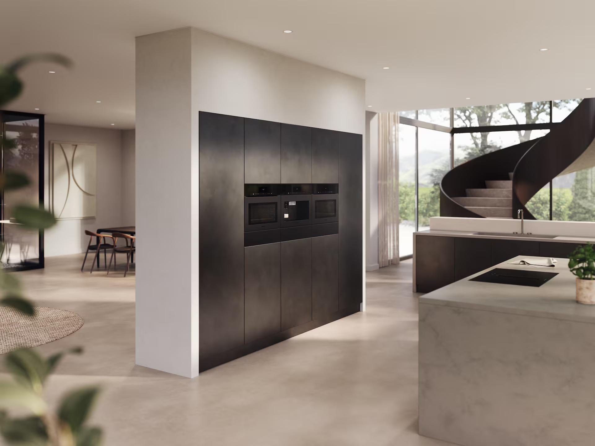 Bếp từ kết hợp hút mùi Miele | KMDA 7876 FL-U