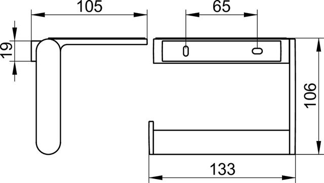 Kệ để giấy vệ sinh Keuco Plan | 14973010000