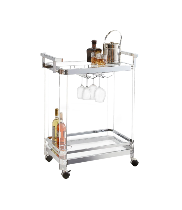Xe đẩy rượu Bar cart Steve Silver Aerin