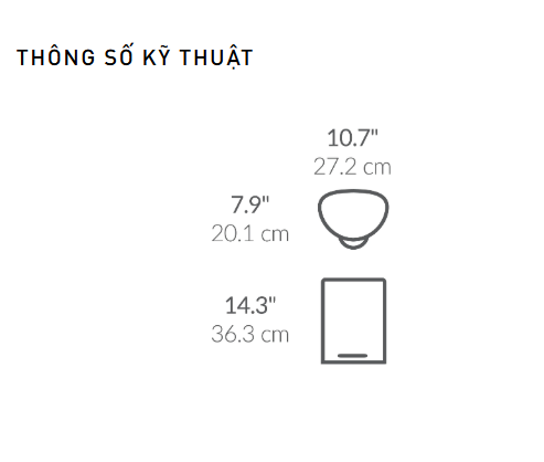 Thùng rác đạp chân Simplehuman 6L | CW2106