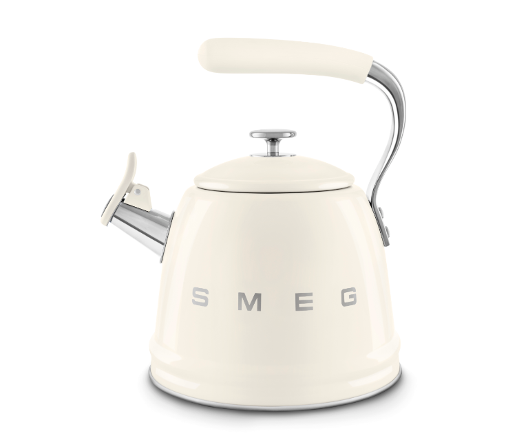 Ấm đun nước bếp từ huýt sáo Smeg | WKF01CR
