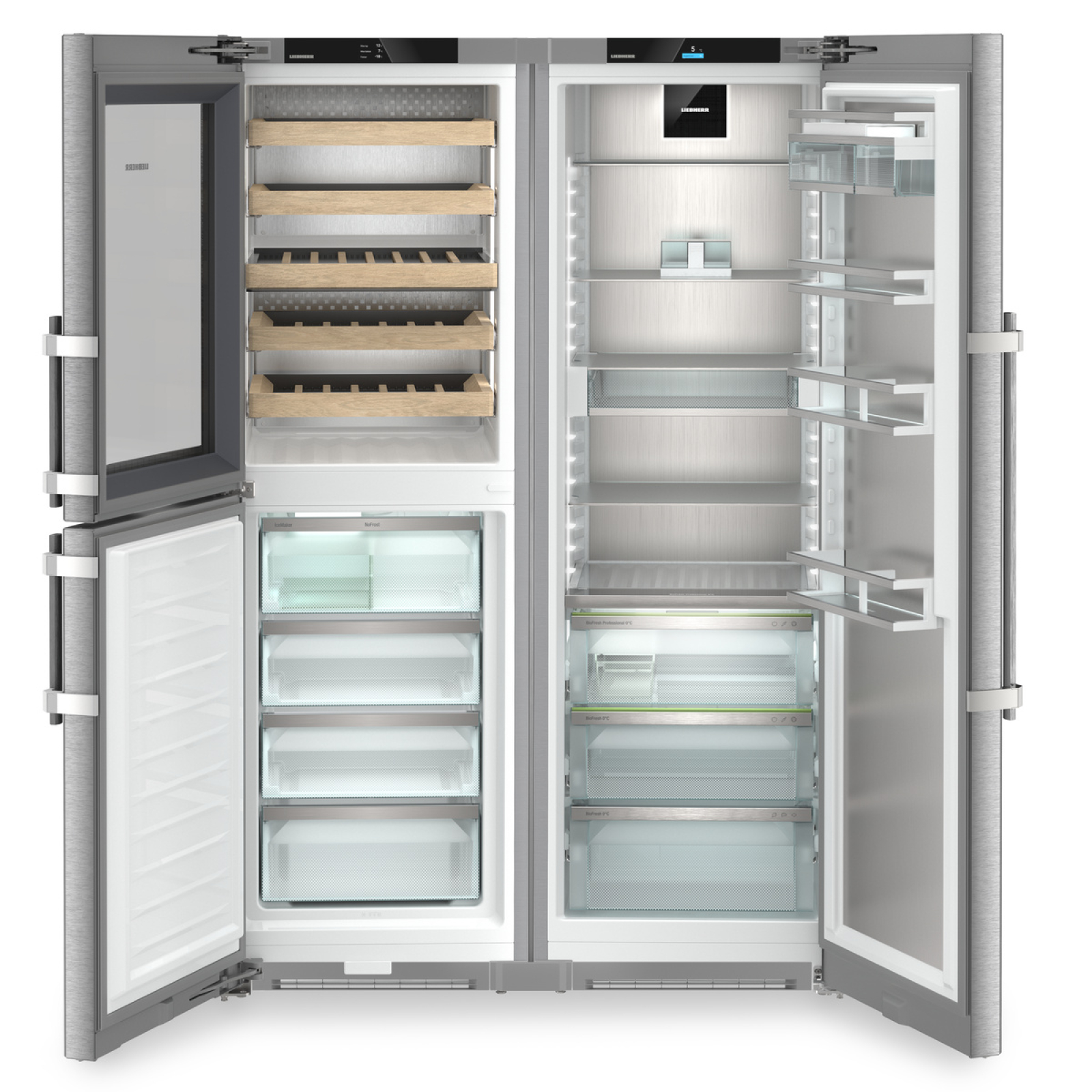 Tủ lạnh Side by side Liebherr Peak BioFresh NoFrost | XRCst 5295
