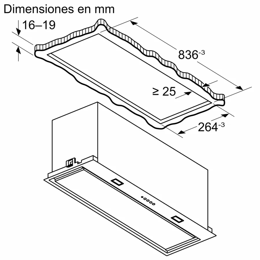 Hút mùi âm tủ Bosch Series 8 | DLN88PC60