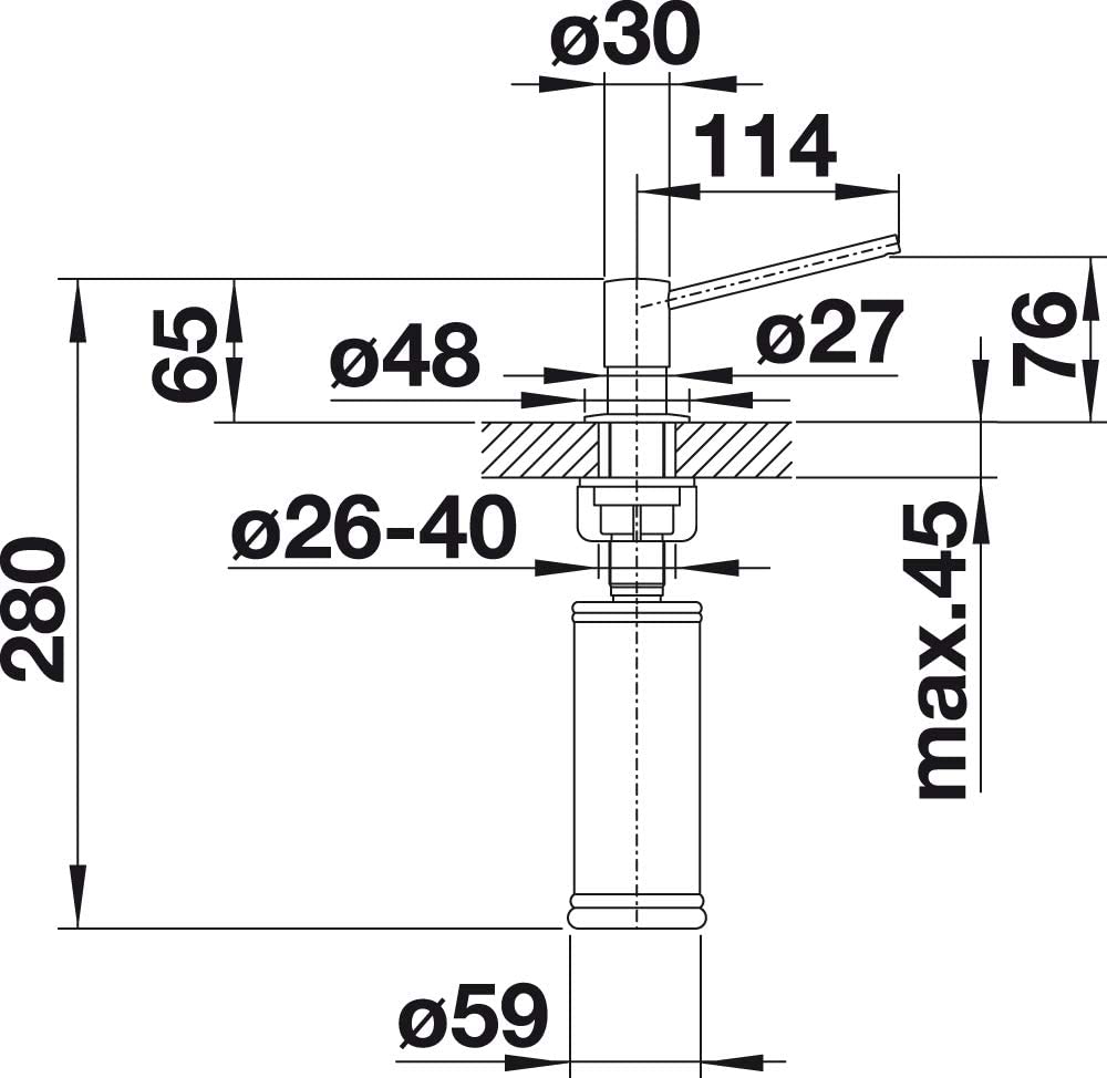 Bình đựng xà phòng rửa bát Blanco Torre | 512593