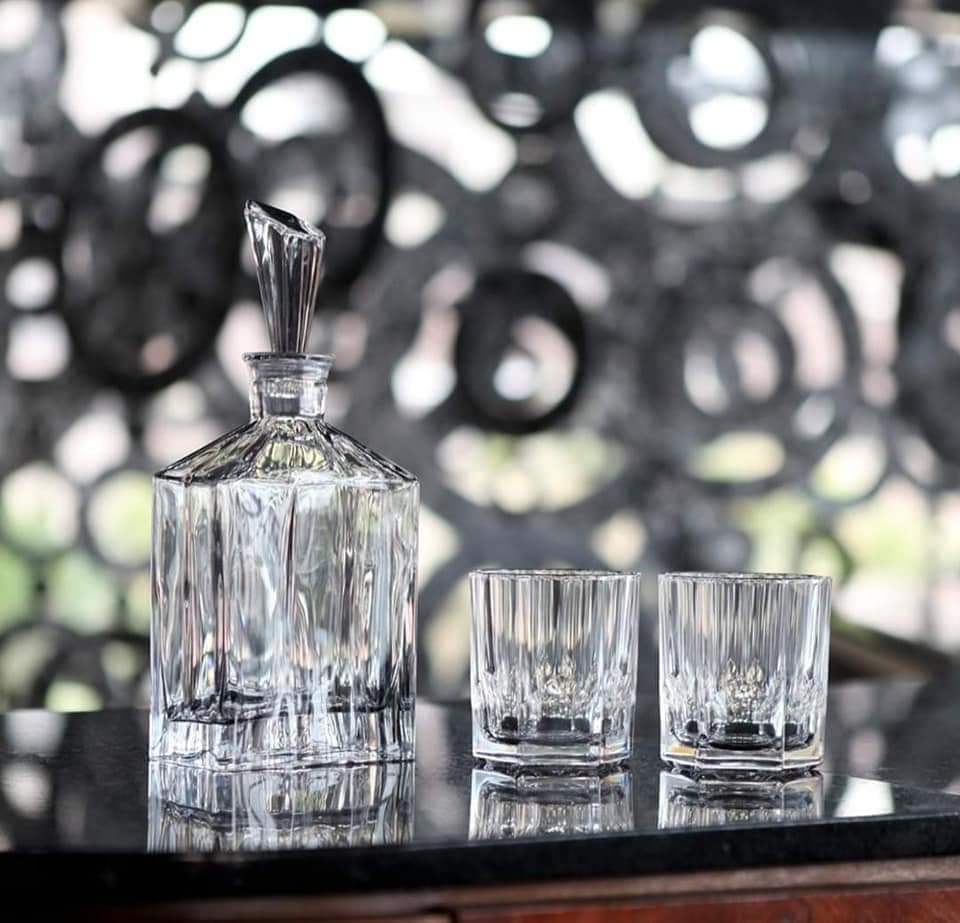 Bộ cốc và bình rượu pha lê Nachtmann ASPEN