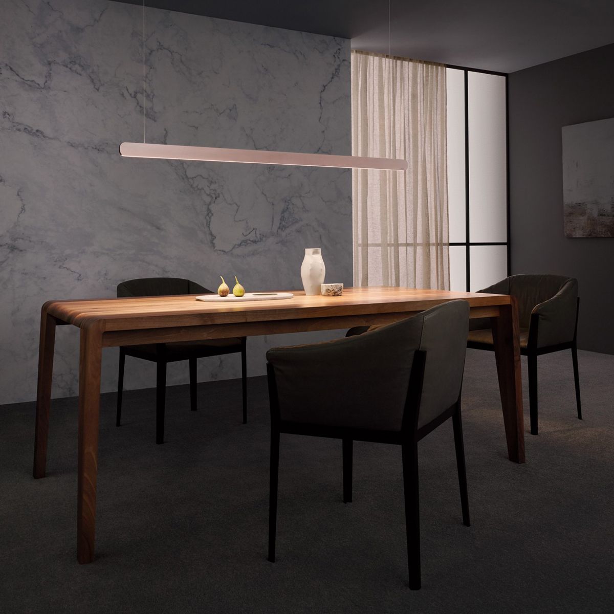 Đèn thả gắn trần Occhio Mito volo Rose Gold