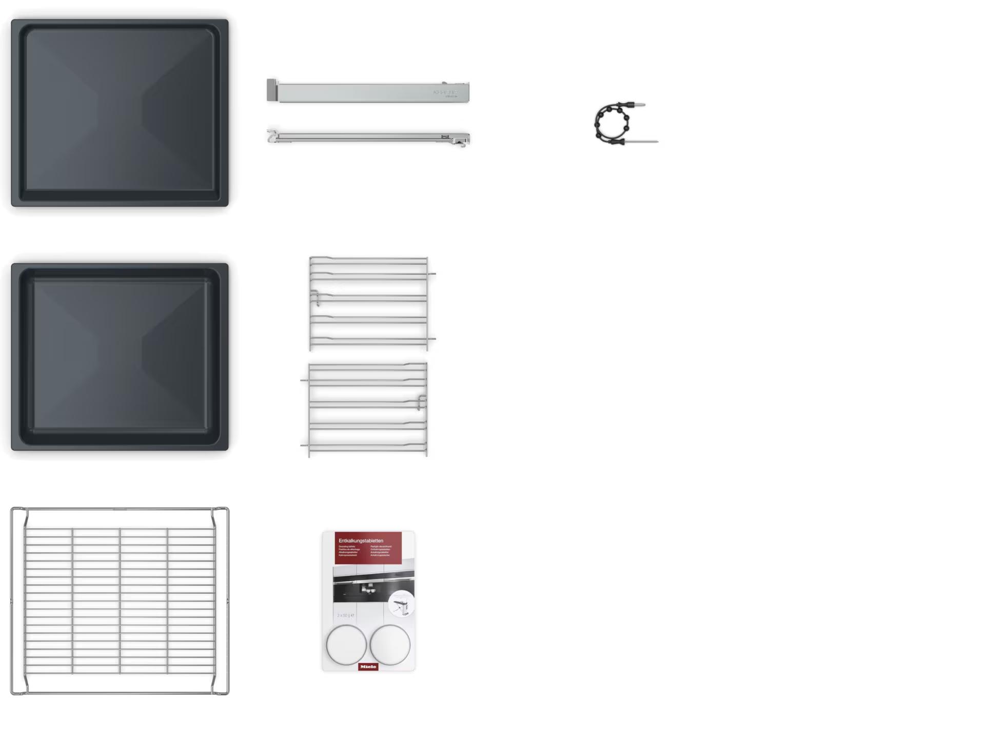 Lò nướng âm tủ không tay cầm Miele | H 7464 BPX