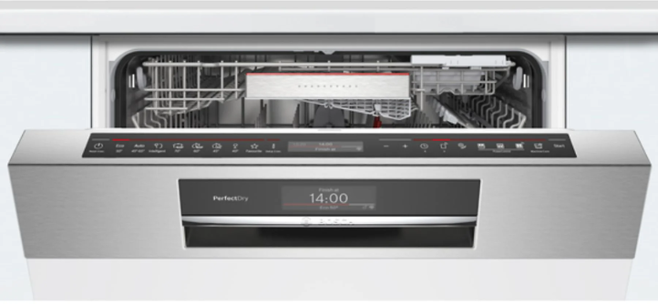 Máy rửa bát bán âm tủ Bosch Serie 8 | SMI8ZDS81T