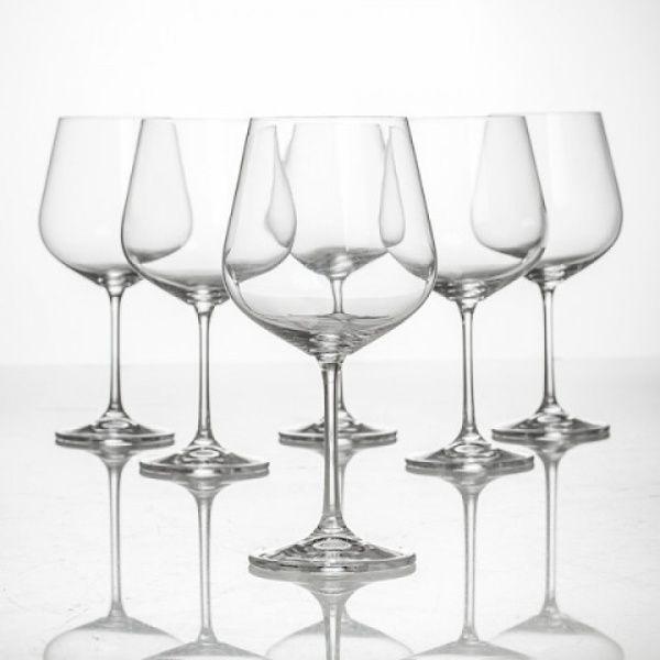 Bộ 6 ly rượu vang Bohemia Strix | 600ml