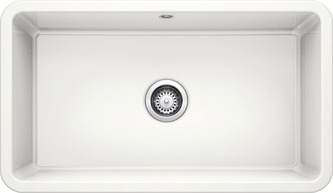 Chậu rửa bát Blanco Villae Farmhouse bằng gốm, 80x46 cm | 525163