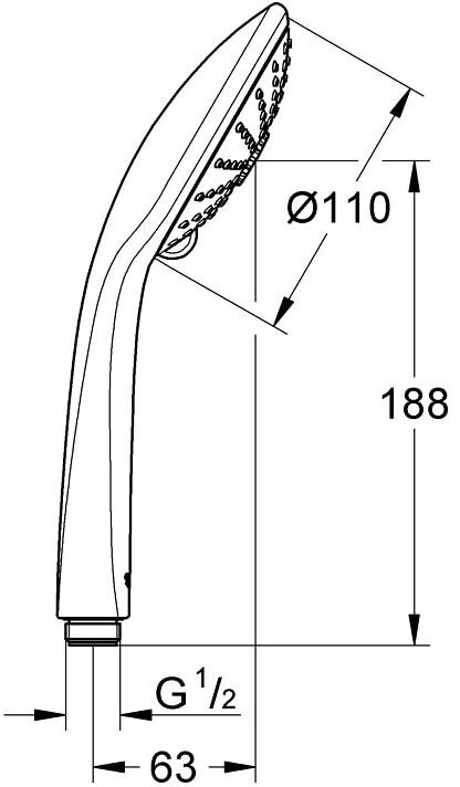 Sen tay Grohe Euphoria 3 chế độ phun | 27221000