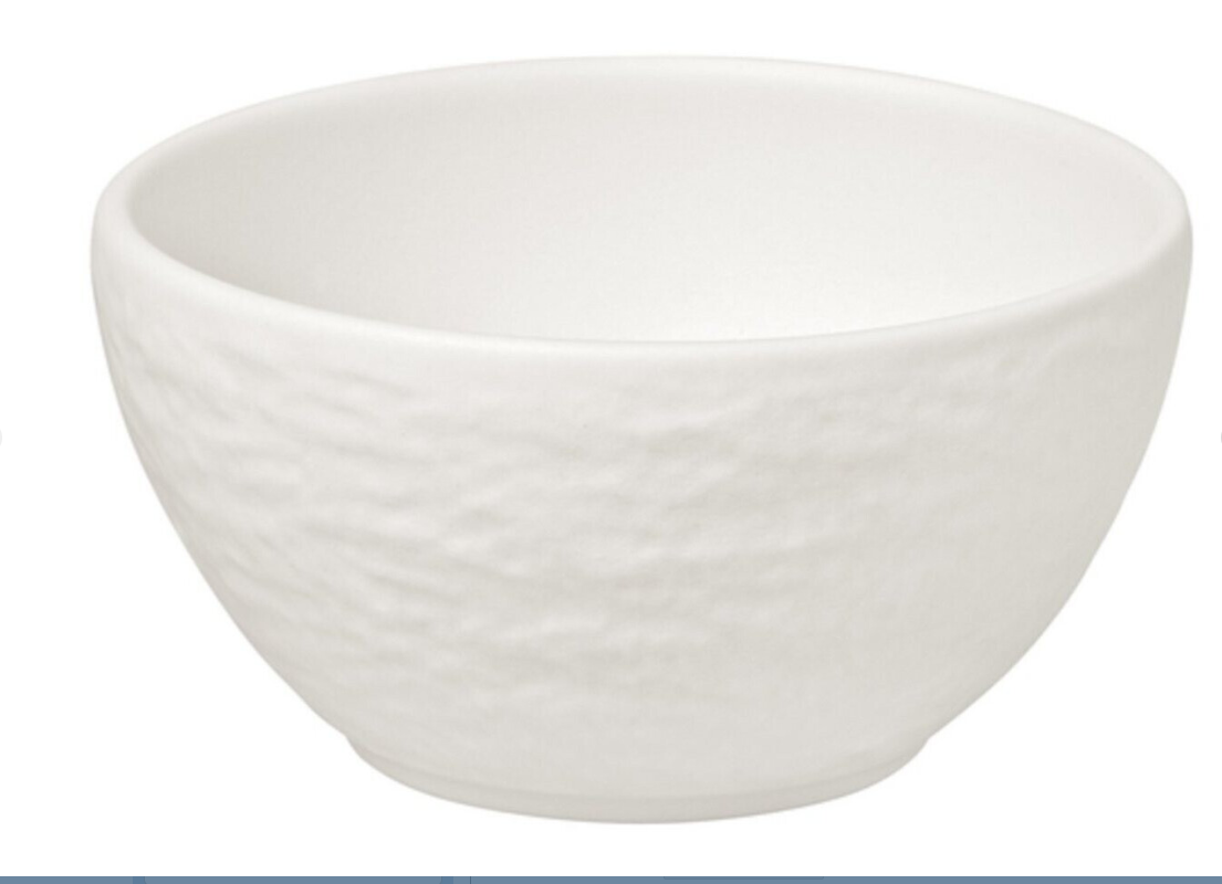 Bát chấm Villeroy & Boch Manufacture Rock blanc Dipschälchen 8 cm | 1042403932