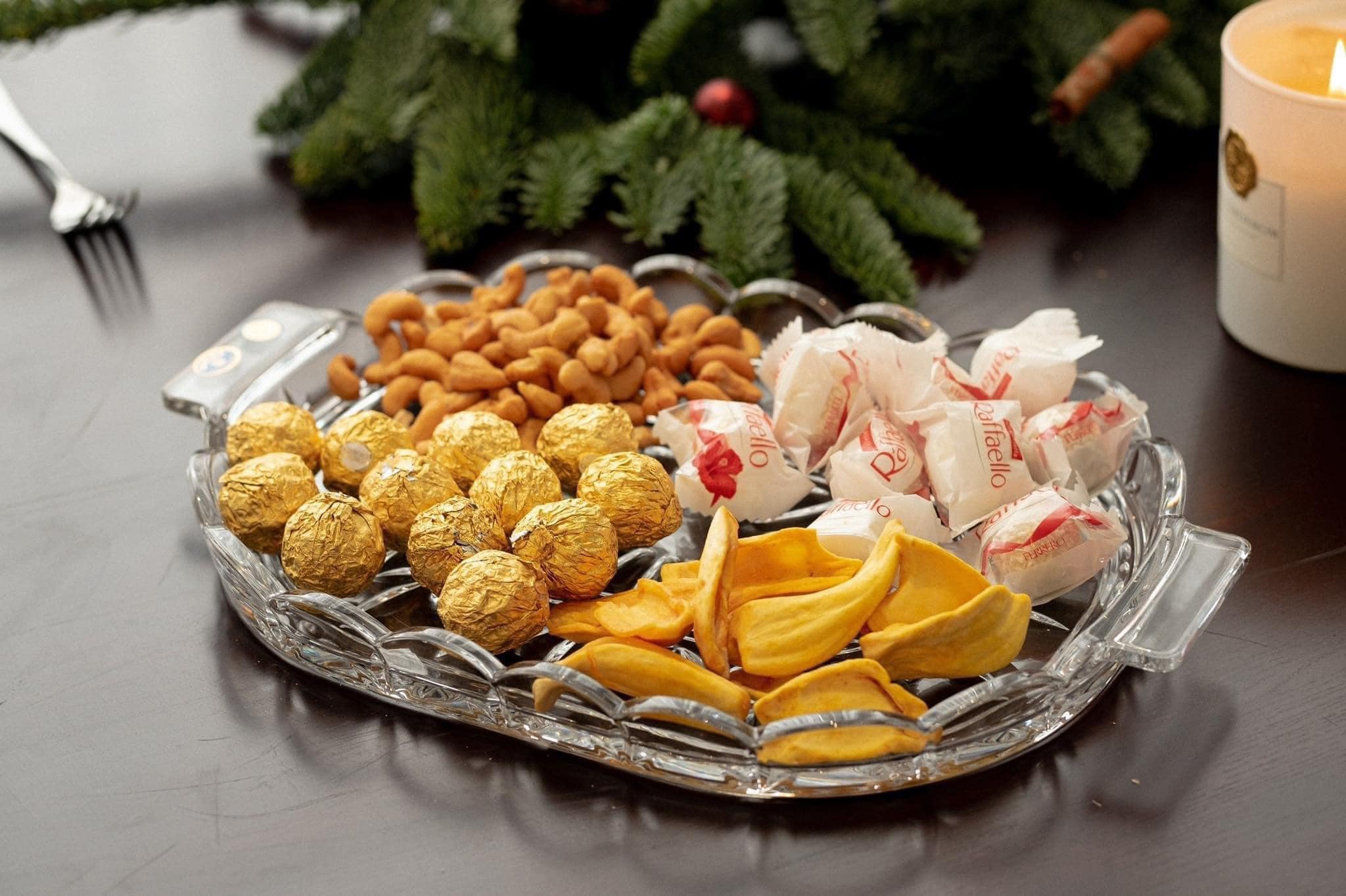 Khay đa năng pha lê Bohemia Tulip