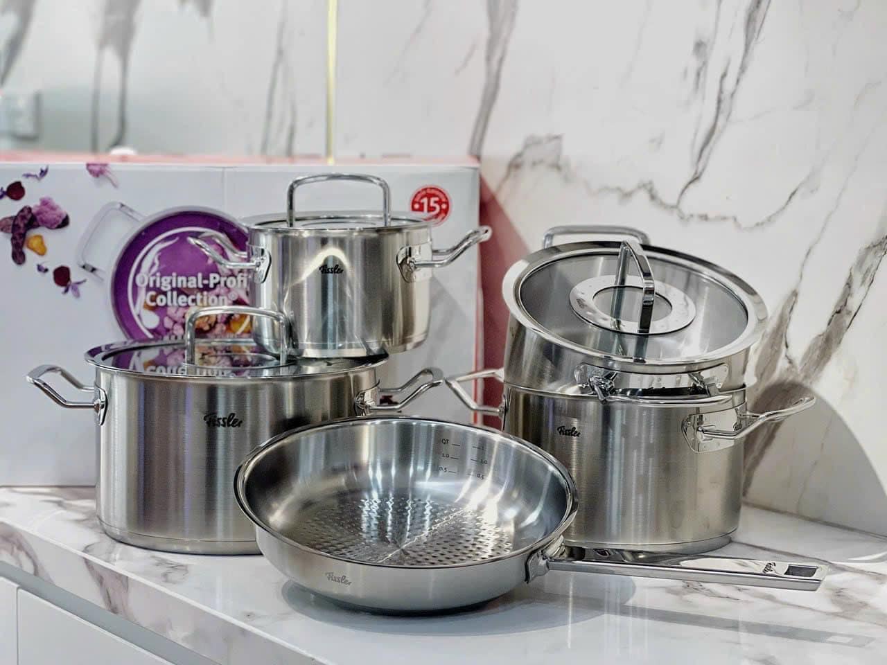 Bộ nồi Fissler Original Profi Collection 4 nồi 1 chảo | 084-379-05-000/0