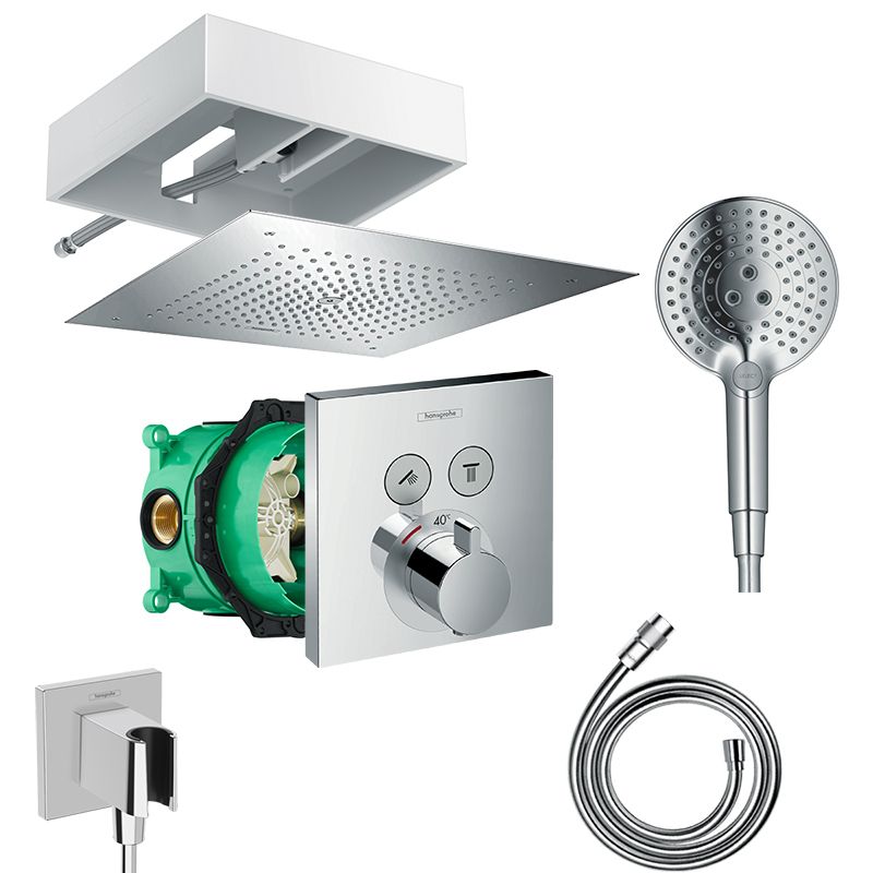 Bộ sen âm trần Hansgrohe Raindance E400