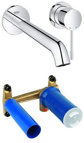 Vòi lavabo âm tường Grohe Essence | 19967001+ 23571000