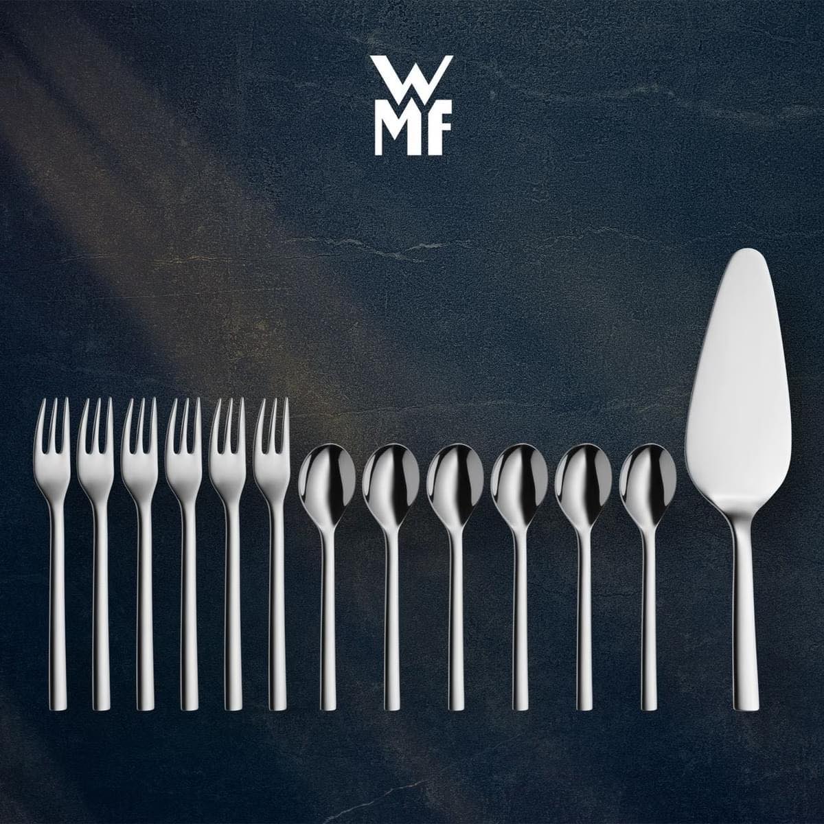 Bộ thìa dĩa ăn bánh, trái cây Wmf Nouva Kuchenbesteck 13 món